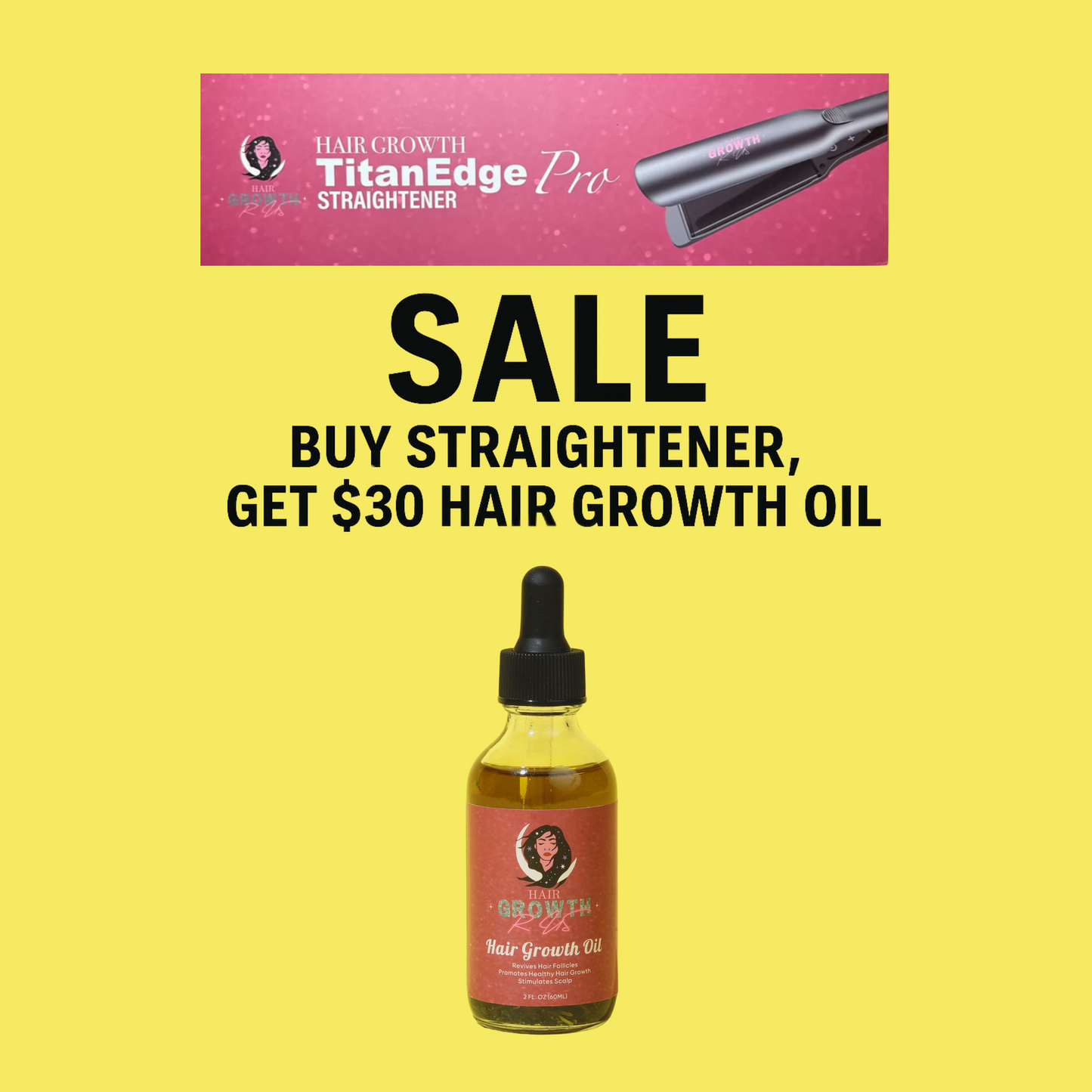 Hair Growth TitanEdge Pro Straightener