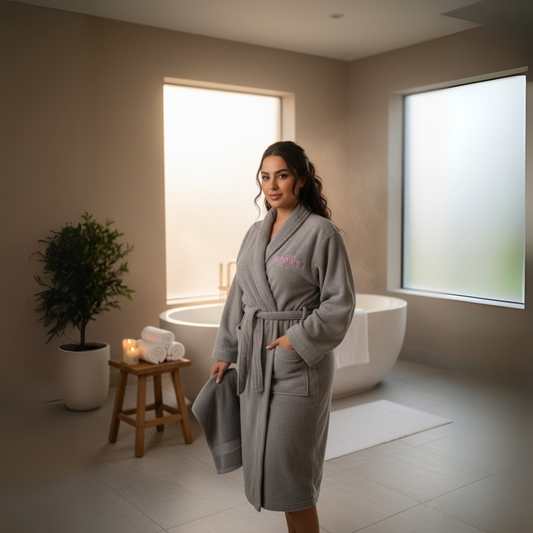 Velour Cotton Robe
