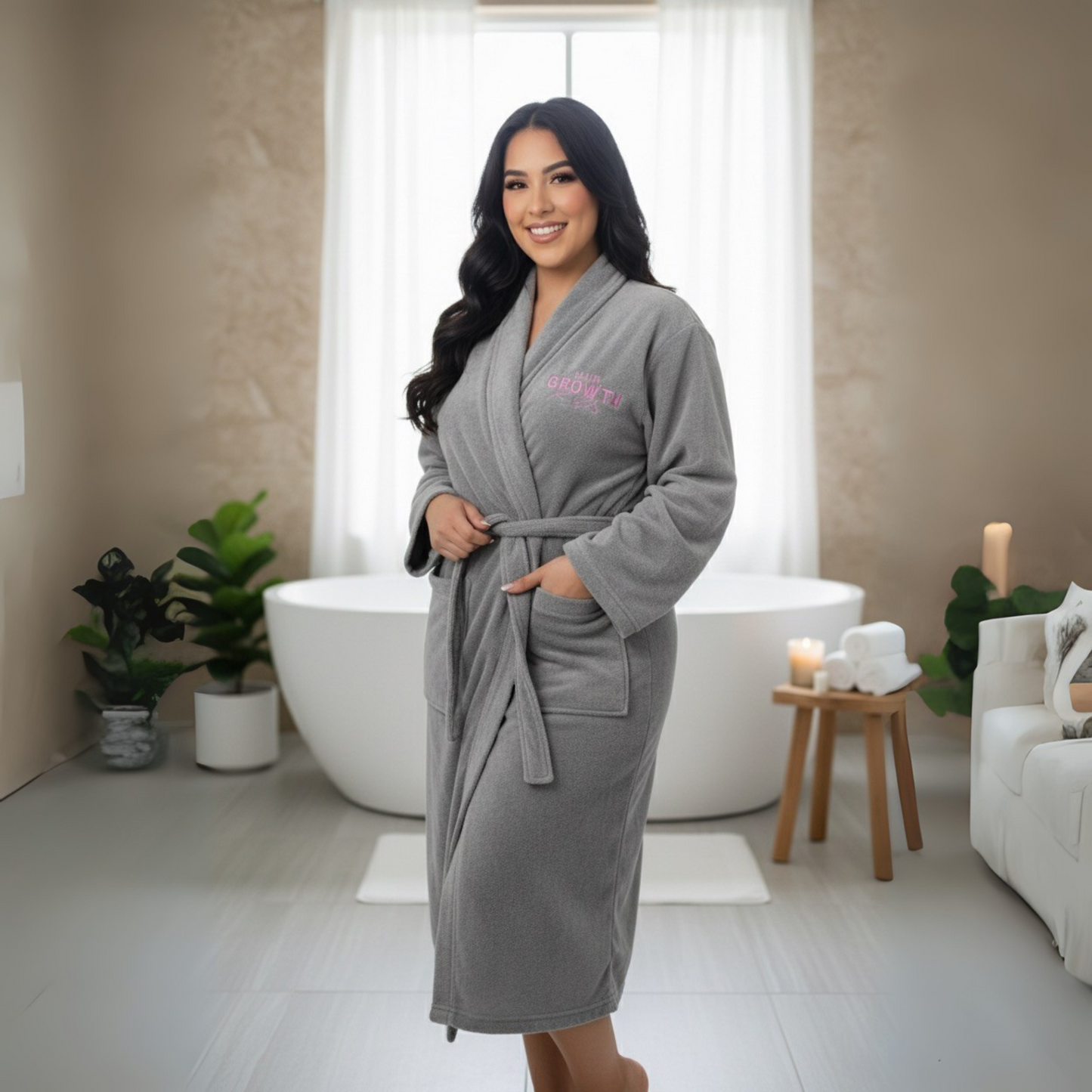 Velour Cotton Robe